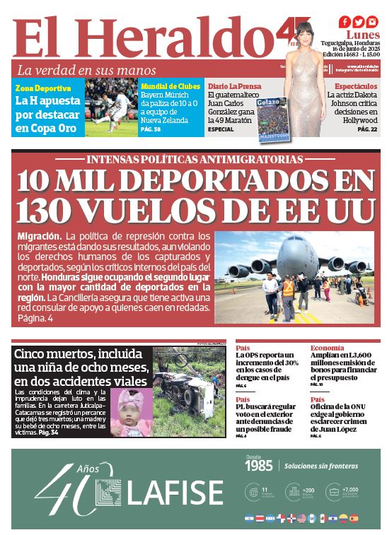 Lunes, 16 de Junio de 2025