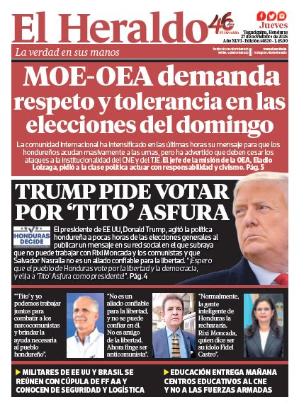 Jueves, 27 de Noviembre de 2025