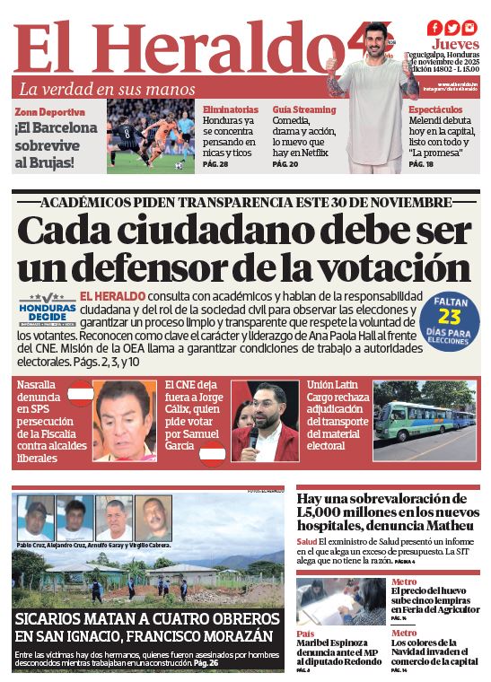 Jueves, 06 de Noviembre de 2025