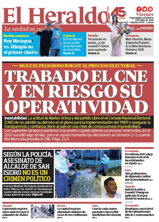 Viernes, 11 de Julio de 2025