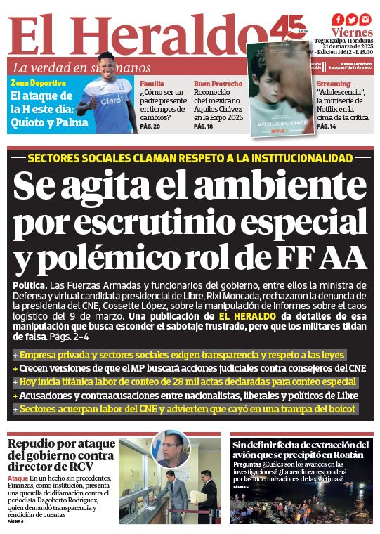 Viernes, 21 de Marzo de 2025