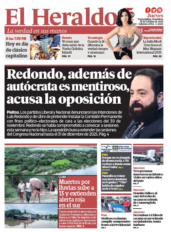Jueves, 16 de Octubre de 2025