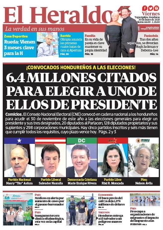 Viernes, 30 de Mayo de 2025