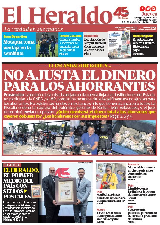 Jueves, 15 de Mayo de 2025