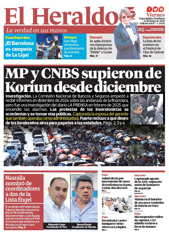 Viernes, 16 de Mayo de 2025