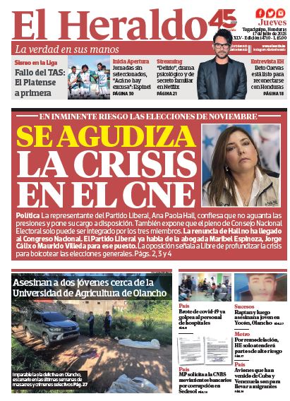 Jueves, 17 de Julio de 2025