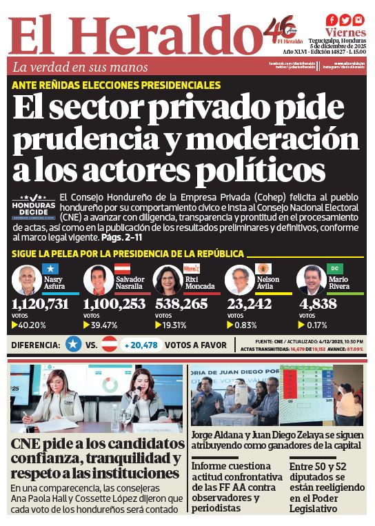 Viernes, 05 de Diciembre de 2025